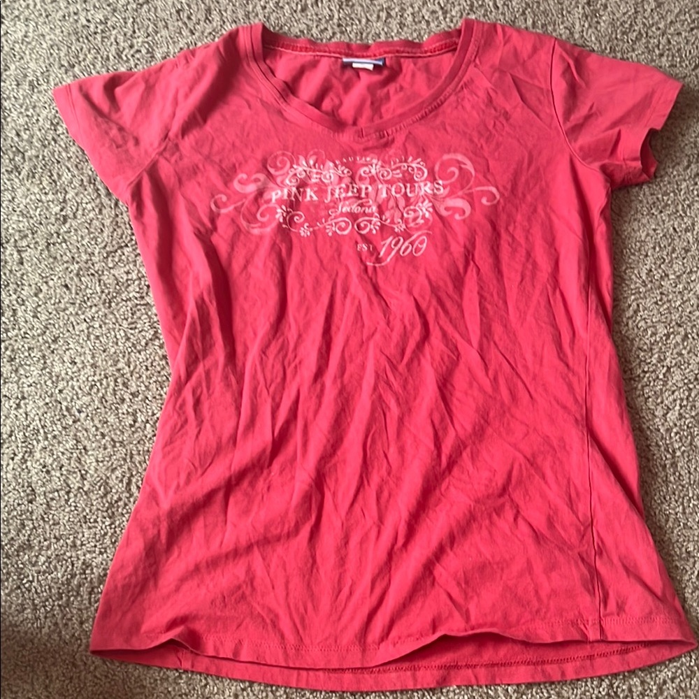 Women's Pink Graphic Tee